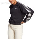 Bluza damska adidas Essentials 3-Stripes Crop czarna HR4926 Adidas