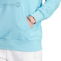 Bluza męska adidas Essentials French Terry Big Logo Hoodie błękitna IJ8588 Adidas