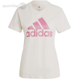 Koszulka damska adidas Loungewear Essentials Logo Tee kremowa IB9455 Adidas