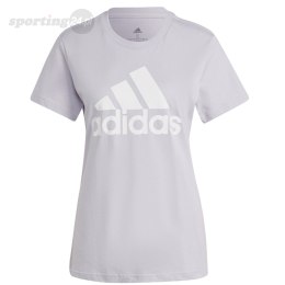 Koszulka damska adidas Loungwear Essentials Logo Tee fioletowa IC0633 Adidas