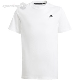 Koszulka dla dzieci adidas Essentials Small Logo Cotton Tee biała IB4093 Adidas