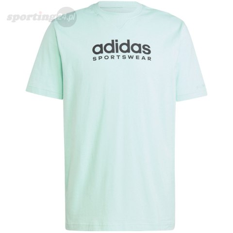 Koszulka męska adidas All SZN Graphic Tee miętowa IC9814 Adidas