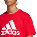 Koszulka męska adidas Essentials Single Jersey Big Logo czerwona IC9352 Adidas