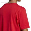 Koszulka męska adidas Essentials Single Jersey Embroidered Small Logo Tee czerwona IC9290 Adidas