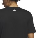 Koszulka męska adidas Lil' Stripe Basketball Graphic Tee czarna IC1867 Adidas