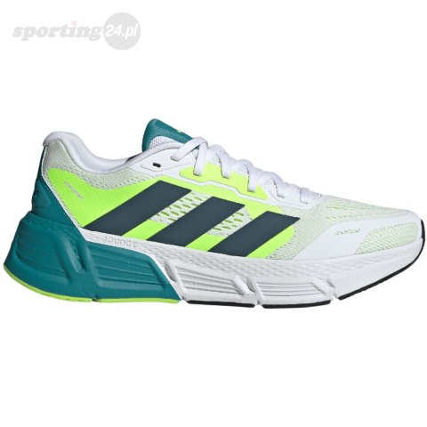 Buty męskie adidas Questar 2 biało-zielone IF2233 Adidas