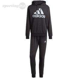 Dres męski adidas Big Logo Terry Track Suit czarny IJ8555 Adidas