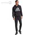 Dres męski adidas Big Logo Terry Track Suit czarny IJ8555 Adidas