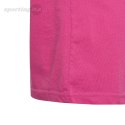 Koszulka dla dzieci adidas Essentials 3-Stripes Cotton Loose Fit Boyfriend Tee różowa IC3639 Adidas