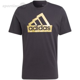 Koszulka męska adidas Sportsweare Futur Icons Metallic Tee czarna II3468 Adidas