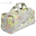 Torba adidas Linear Graphic Duffel S beżowo-brązowo-żółta IJ5638 Adidas