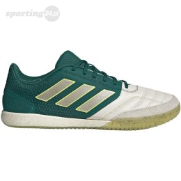 Buty piłkarskie adidas Top Sala Competition IN biało-zielone IE1548 Adidas