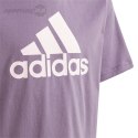 Koszulka dla dzieci adidas Essentials Big Logo Cotton Tee fioletowa IJ7061 Adidas