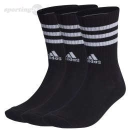 Skarpety adidas 3-Stripes Cushioned Crew Socks 3P czarne IC1321 Adidas