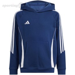 Bluza dla dzieci adidas Tiro 24 Sweat Hoodie granatowa IR7504 Adidas teamwear