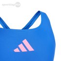 Kostium kąpielowy dla dziewczynki adidas Solid Small Logo niebieski IQ3973 Adidas