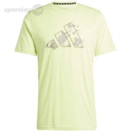 Koszulka męska adidas Trail Essentials Seasonal Training Graphic limonkowa IJ9602 Adidas