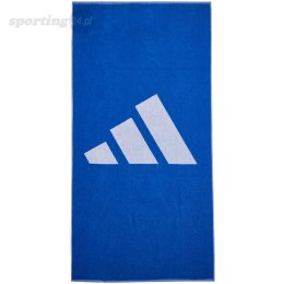 Ręcznik adidas 3BAR L niebiesko-biały IR6241 Adidas