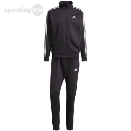 Dres męski adidas Basic 3-Stripes Fleece czarny IJ6067 Adidas