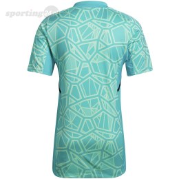 Koszulka męska Condivo 22 Goalkeeper Jersey Short Sleeve zielona HB1618 Adidas teamwear