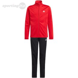 Dres dla dzieci adidas Essentials Big Logo Track Suit czerwono-czarny IJ6305 Adidas