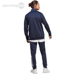 Dres męski adidas Linear Logo Tricot Track Suit granatowy HZ2219 Adidas