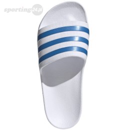 Klapki adidas Adilette Aqua Slides biało-niebieskie HP6295 Adidas