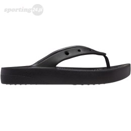 Klapki damskie Crocs Classic Platform Flip czarne 207714 001 Crocs