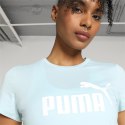 Koszulka damska Puma ESS Logo Tee błękitna 586775 25 Puma
