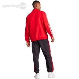 Dres męski adidas 3-Stripes Woven Track Suit czewono-czarny IR8199 Adidas