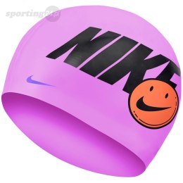 Czepek pływacki Nike Graphic fioletowy NESSC164-510 Nike