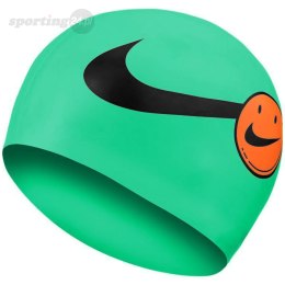 Czepek pływacki Nike Graphic zielony NESSC164-339 Nike