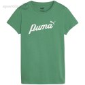Koszulka damska Puma ESS+Script zielona 679315 86 Puma