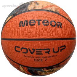 Piłka koszykowa Meteor Cover up pomarańczowa 16808 Meteor