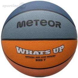 Piłka koszykowa Meteor What's Up morski-pomarańczowa 16802 Meteor