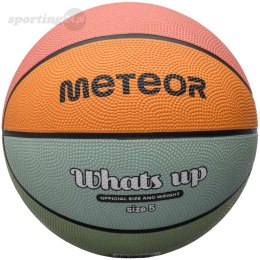 Piłka koszykowa Meteor What's Up niebiesko-pomarańczowa 16795 Meteor