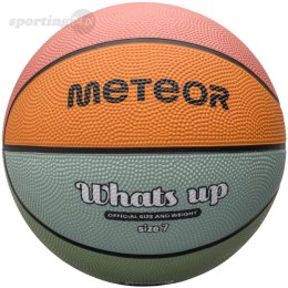 Piłka koszykowa Meteor What's Up niebiesko-pomarańczowa 16803 Meteor