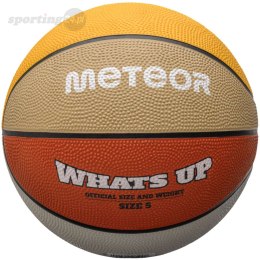 Piłka koszykowa Meteor What's Up pomarańczowo-beżowa 16797 Meteor