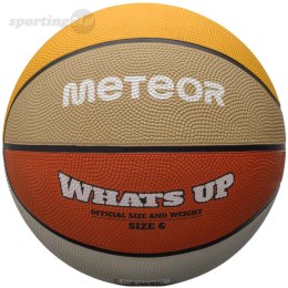 Piłka koszykowa Meteor What's Up pomarańczowo-beżowa 16799 Meteor