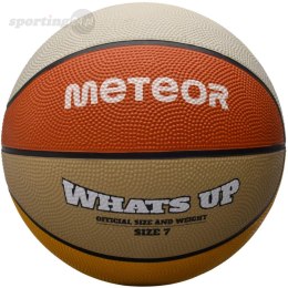Piłka koszykowa Meteor What's Up pomarańczowo-beżowa 16801 Meteor