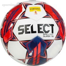 PIłka nożna Select Brillant Super TB Fortuna 1 Liga Fifa Quality Pro 2023 biało-pomarańczowa 18185 Select