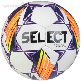 Piłka nożna Select Brillant Replica vs24 biało-purpurowa 18336 Select