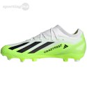 Buty piłkarskie adidas X Crazyfast.3 FG biało-zielone HQ4534 Adidas
