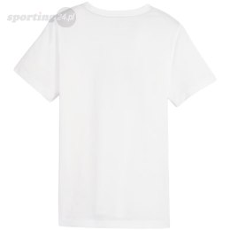 Koszulka dla dzieci ESS+ 2 Col Logo Tee B biała 586985 35 Puma