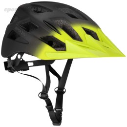 Kask rowerowy z oświetleniem Spokey Pointer M granatowo-żółty 941260 Spokey