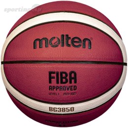 Piłka koszykowa Molten brązowa B5G3850 FIBA Molten