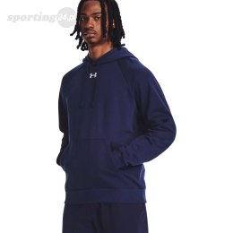 Bluza męska Under Armour Rival Fleece Hoodie granatowa 1379757 410 Under Armour