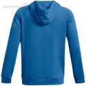 Bluza męska Under Armour Rival Fleece Hoodie niebieska 1379757 406 Under Armour