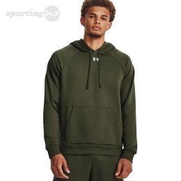 Bluza męska Under Armour Rival Fleece Hoodie oliwkowa 1379757 390 Under Armour