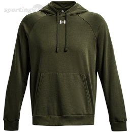 Bluza męska Under Armour Rival Fleece Hoodie oliwkowa 1379757 390 Under Armour